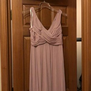 David’s Bridal lavender bridesmaid dress